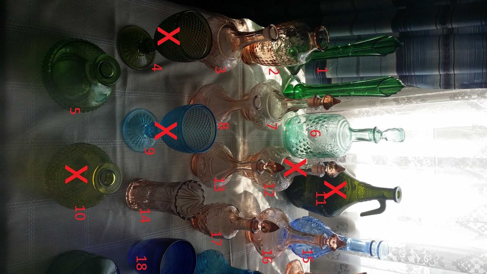 Коллекция вазонов,конфетниц,фруктовниц,графинов,бокалов и т.д.