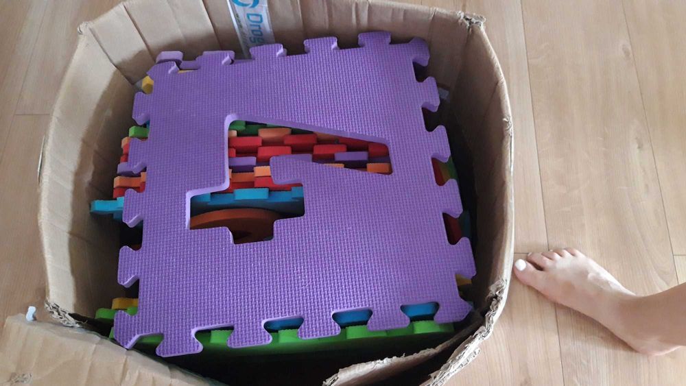 Puzzle piankowe z cyferkami