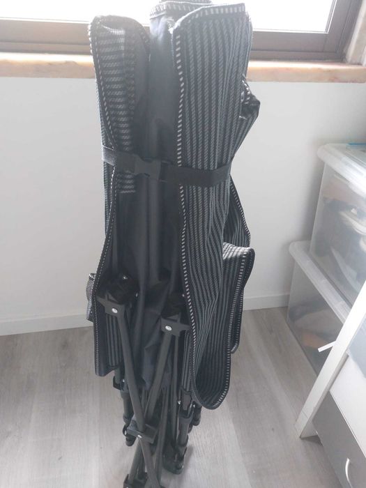 Cama para campanha ou para campismo com 3 utilizações com bolsa lateral