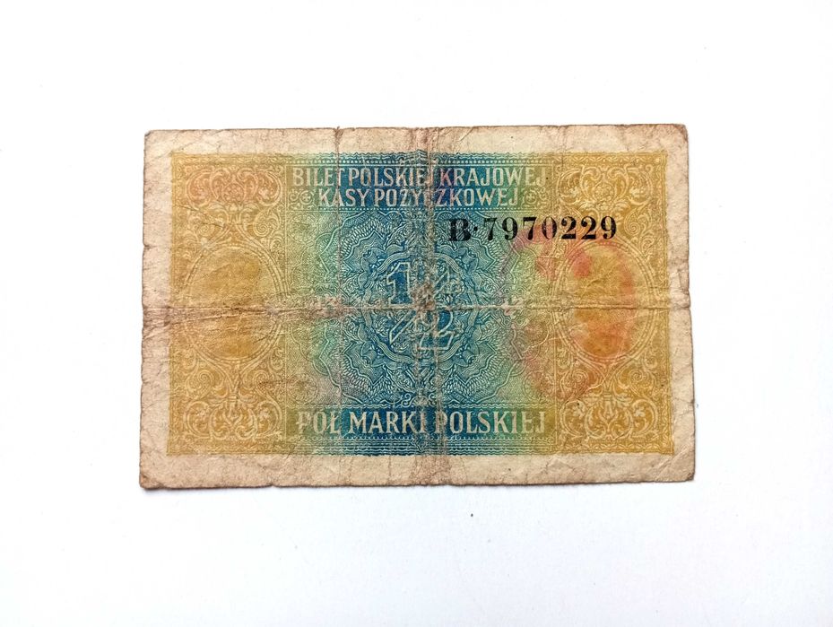 1/2 Marki Polskiej  1916   - B -  Generał