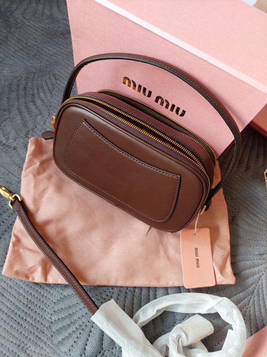 Modna torebka w czekoladowym kolorze