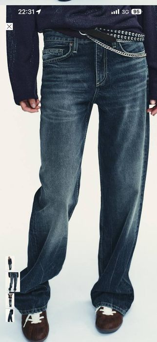 Джинси Zara low-rise wed leg