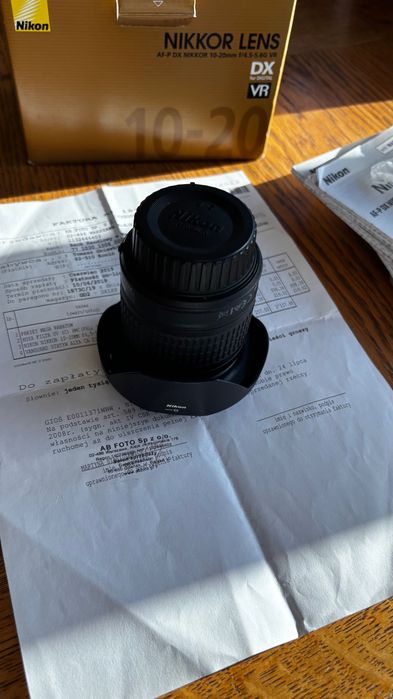 Obiektyw Nikon AF-P DX NIKKOR 10-20mm f/4.5-5.6G VR OKAZJA