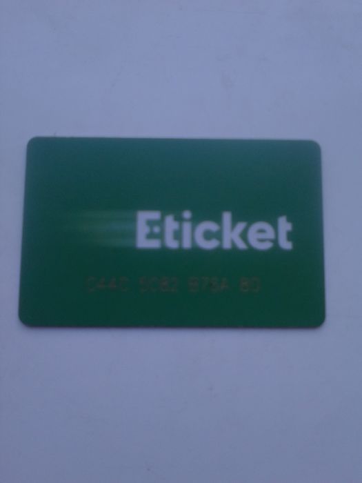Карта E-ticket б/у