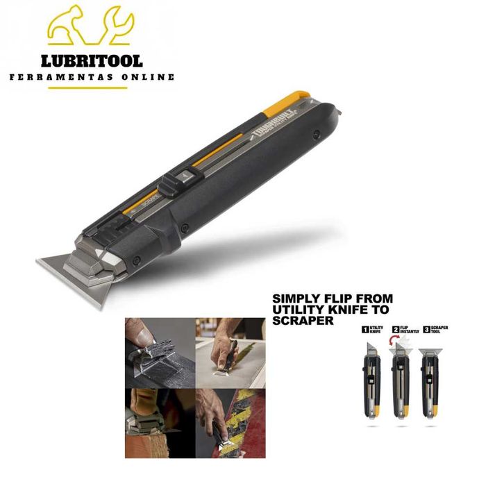 TOUGHBUILT X-Acto Scraper 2-in-1 + 5 Blades TB-H4S5-01 | BRAND NEW