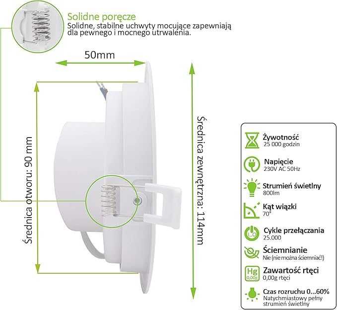 Evolution 9W 800Lm LedSpot