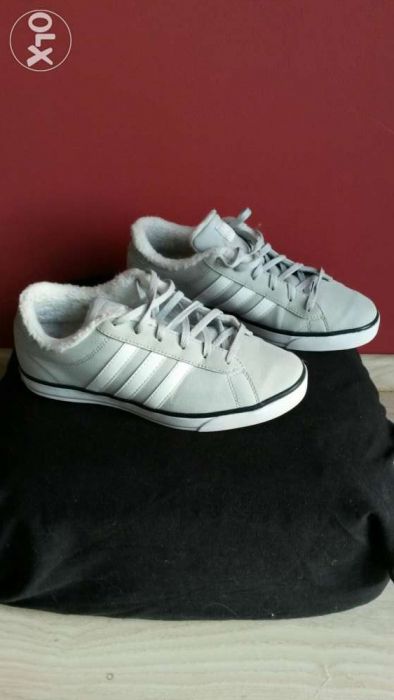 Buty Adidas Neo szare / siwe na jesień / zimę / wiosnę