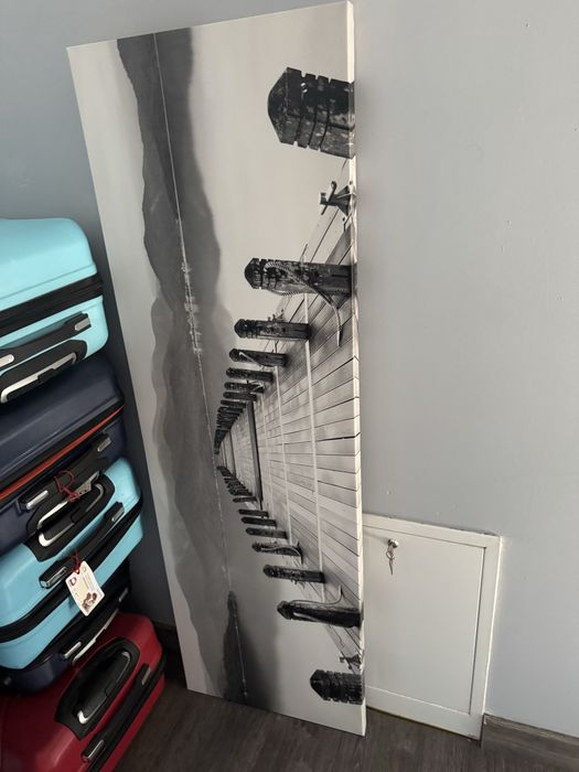 Obraz wiszący czarno biały