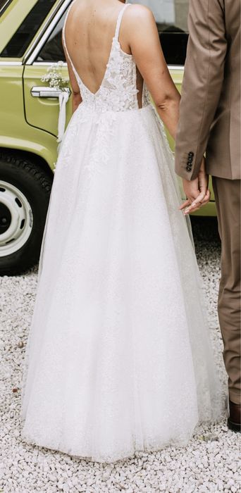 Suknia ślubna Joanna Rosa + gratis 3 m welon