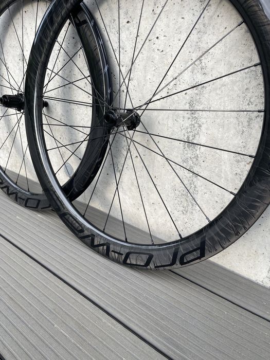Koła carbon szosowe PRO-WAY TITANIUM 50mm MARBLE 1395g