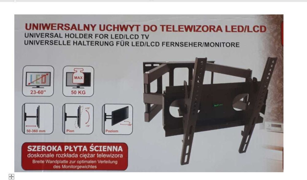 Uchwyt ART do TV 23-60 cali   AR-51 Czarny