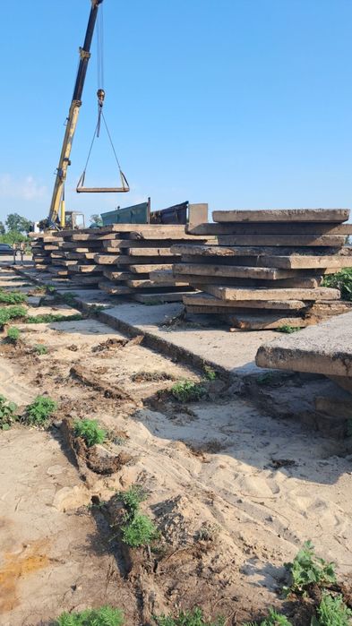 Дорожні плити 3.5×1.5=14см. товщина