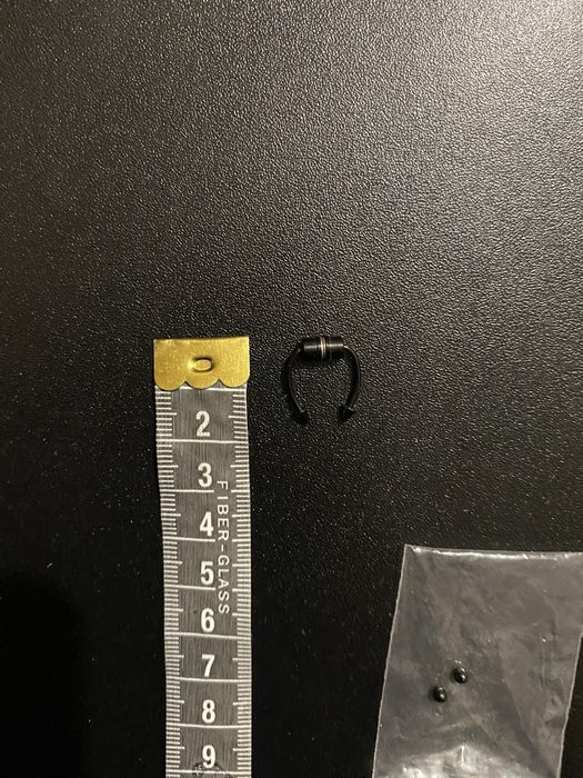 Пірсинг для носа на магніті прикраса для носа opium viperr punk grunge