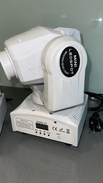 2 LED móveis branco