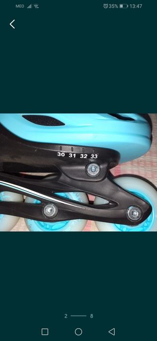 Patins 4 em 1 tamanho 30/33