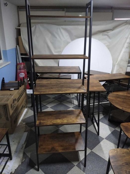 Стелаж для книг етажерка металева лофт/Стеллаж полки для дома