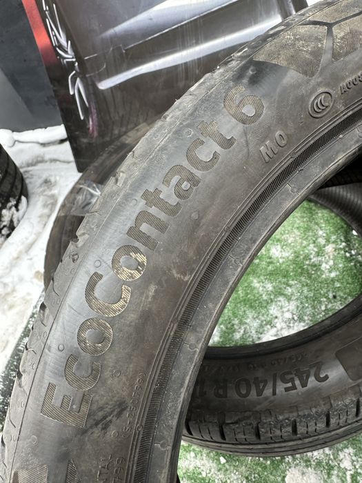 245/40 R18 Continental  EcoContact 6, 20г пара шин летних.