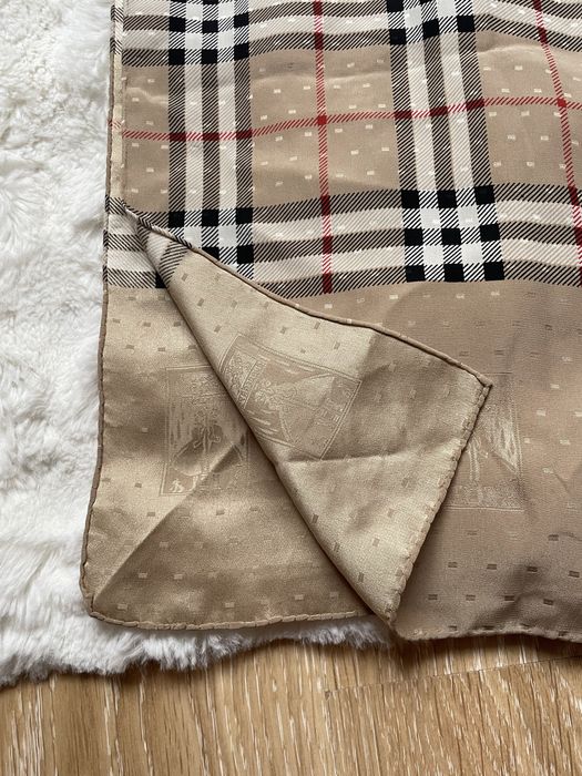 Оригінальний шовковий шарф платок Burberry Nova Check