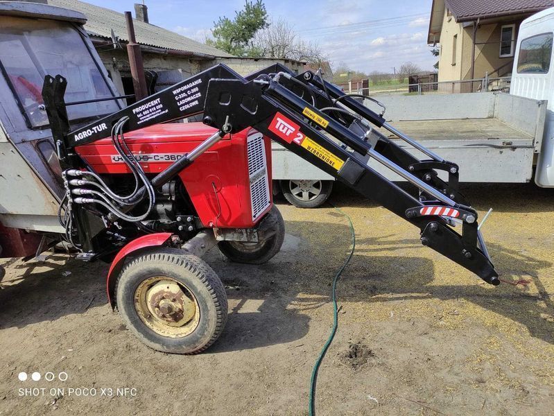 Ładowacz czołowy TUR 700 kg C330 C360 MF255 Euroramka