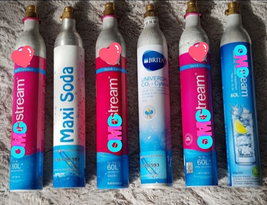 Warszawa Białołęka Naboje do wszystkich typów saturatorów  wymiana.