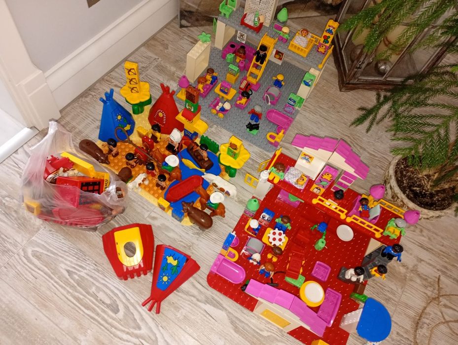 Vintage części dolls western pralka na sztuki lego duplo