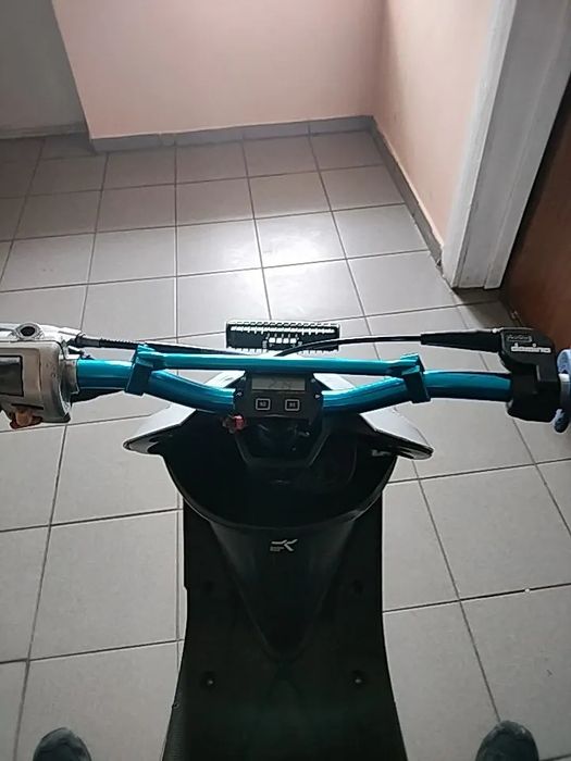 Руль Str8 синий 22мм