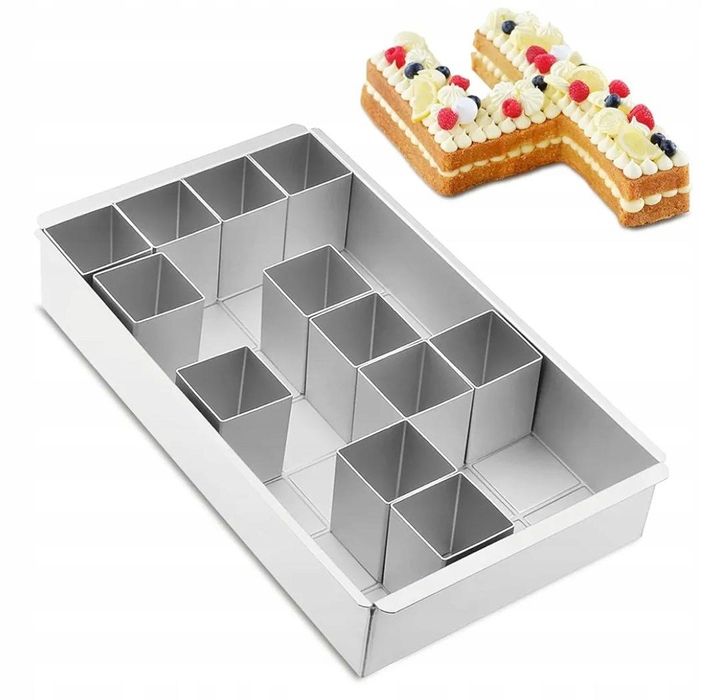 Forma do pieczenia ciasta Litery i cyfry
