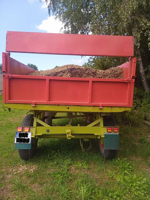 Przyczepa wywrotka Sanok autosan D-47A 3-str, mtz 82 belarus
