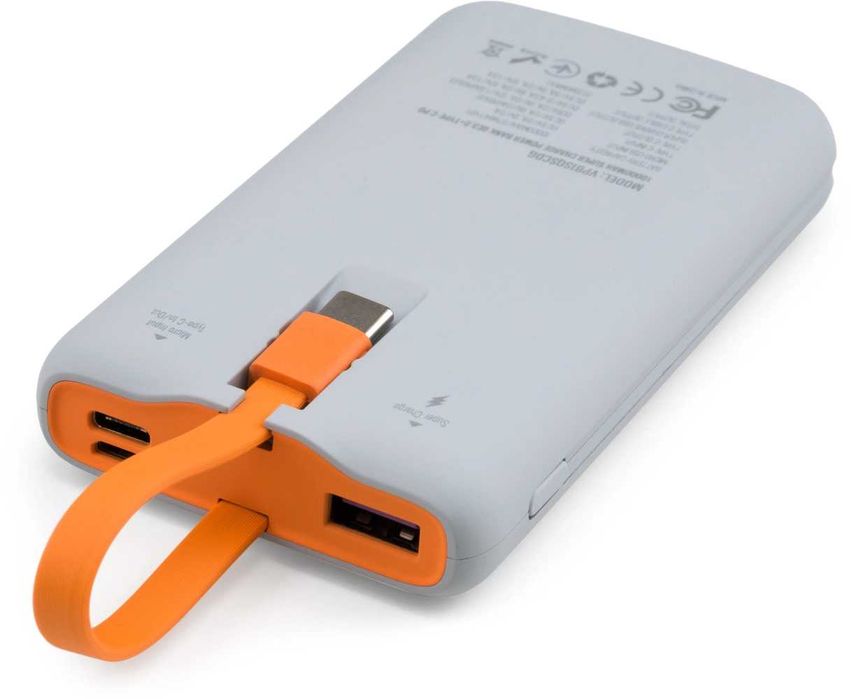 Повербанк Vinga 10000 mAh Dark grey (VPB1SQSCDG)