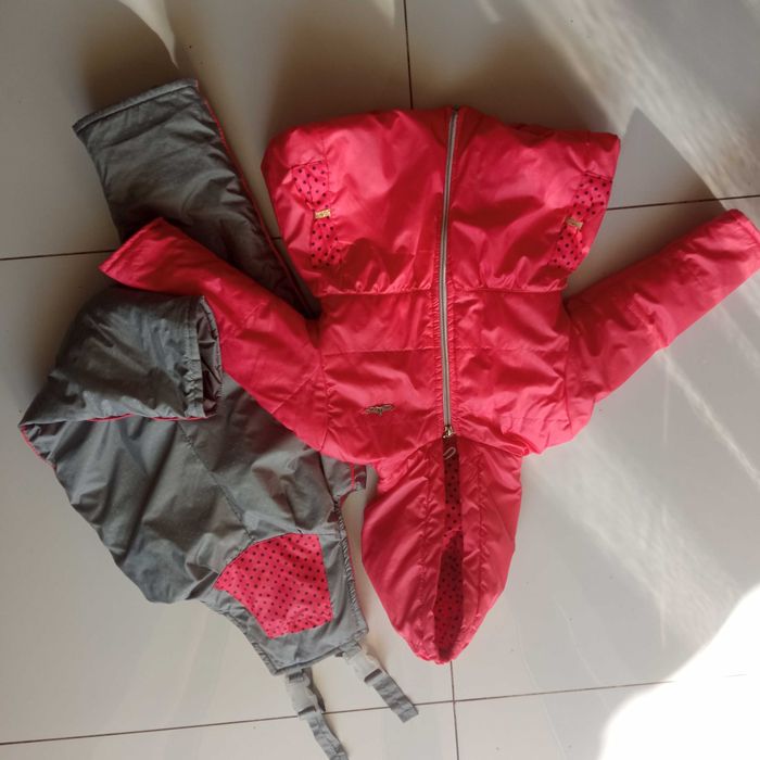 Комбінезон осінній для дівчинки 86 на флісі