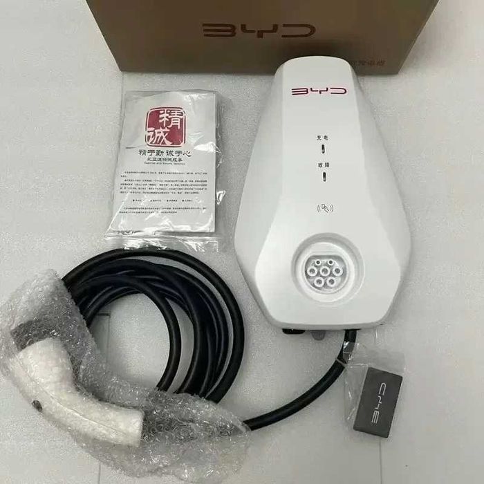 Зарядная станция BYD 7 кВт 32A 1-фаза GBT AC для китайских авто