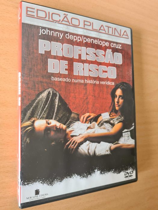 DVD com o filme "Profissão de Risco" com Johnny Depp e Penelope Cruz64409481779715120