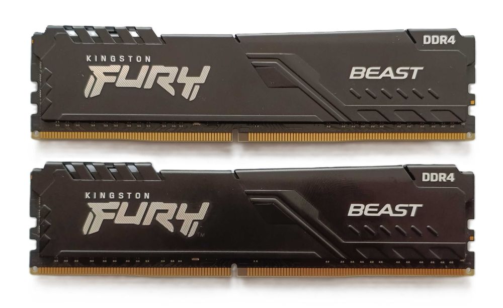 Pamięć RAM Kingston Fury Beast 32GB DDR4 2x16GB 3200MHz CL16 KF432C16BBK2/32