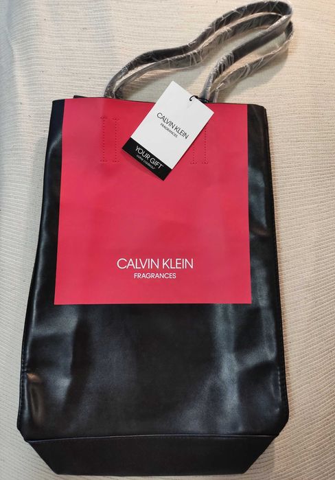 Torba Calvin Klein czarno-czerwona nowa
