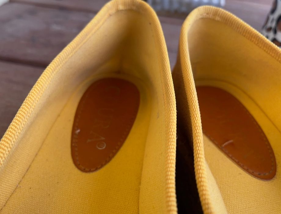 Żółte espadryle rozm. 37