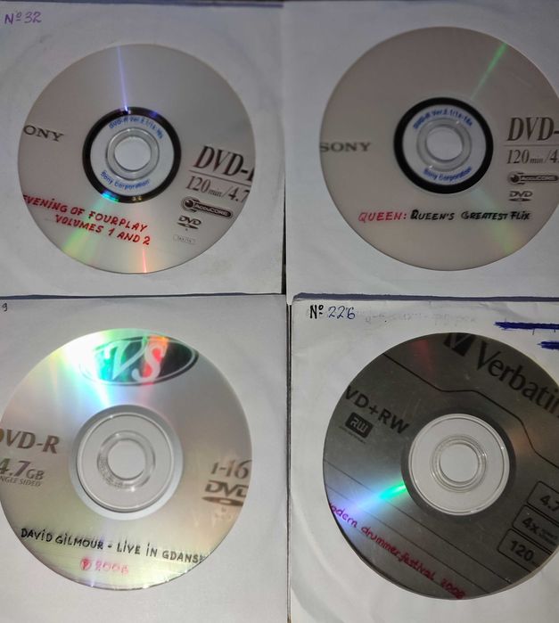DVD диски фірмові рок, джаз більше 100 шт.