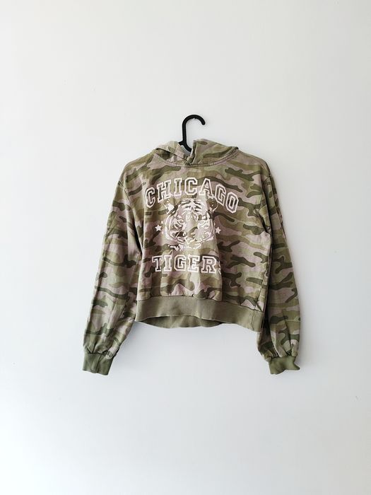 dziecięca bluza z kapturem moro