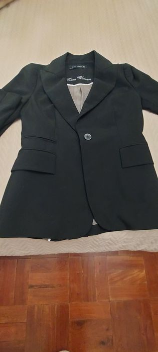 Casaco Preto Senhora Zara