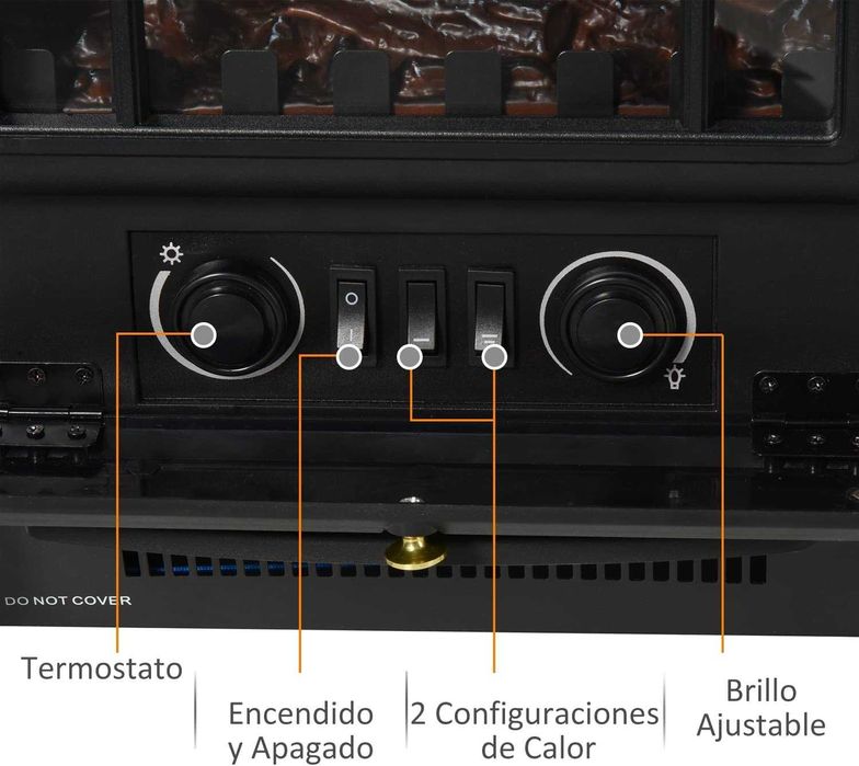 Salamandra, Lareira elétrica vertical, novo