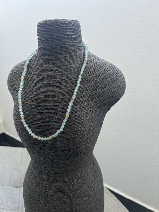 Colar aguas marinhas novo