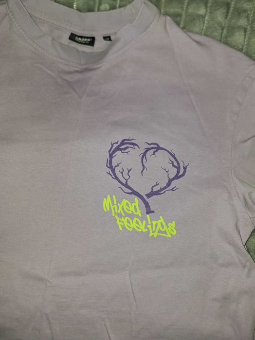 T-shirt XS  S Cropp fiolet