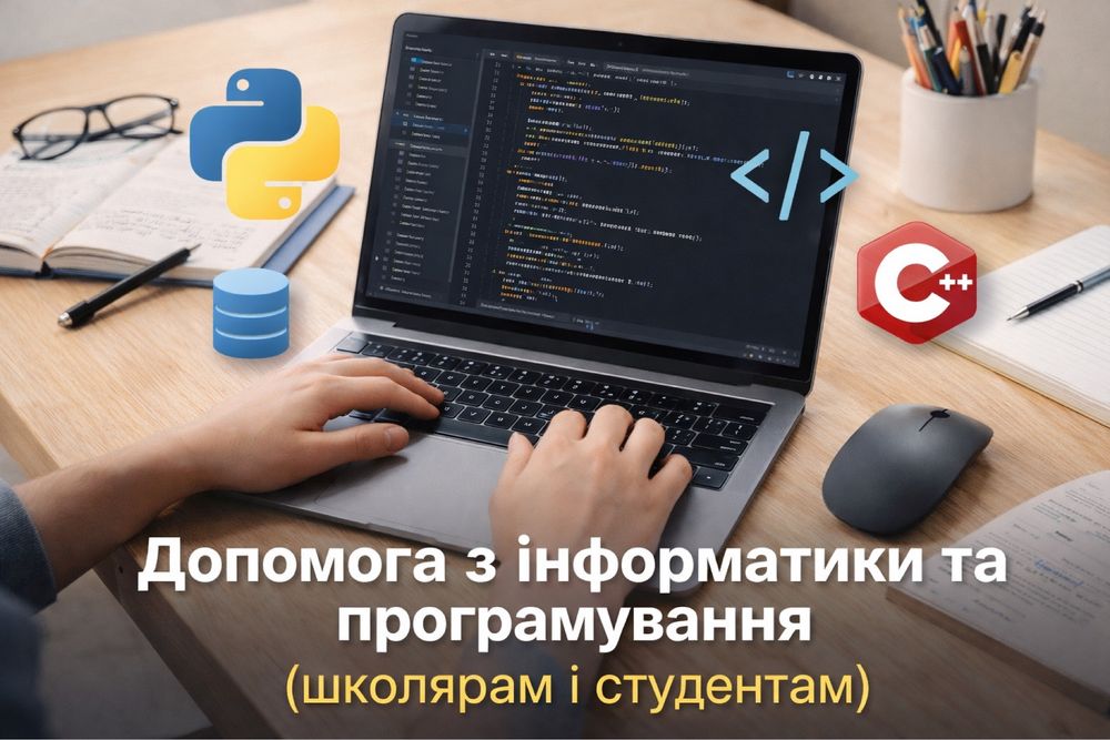 Допомога з інформатики та програмування (школярам і студентам)