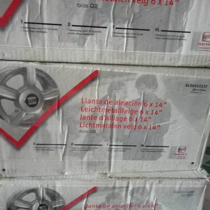 Jantes de ferro 5 furos