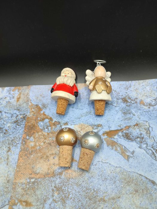 Korki Do butelek - świąteczne z masy - design - 2457