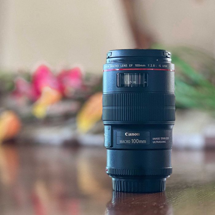Canon EF 100mm f/2.8 L IS USM C/ Nova
