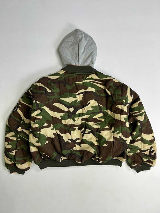 Vetements Alpha Industries MA-1 бомбер двостороння куртка камо зіпка