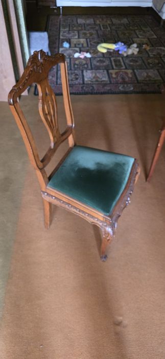Conjunto de sala de estar em carvalho francês