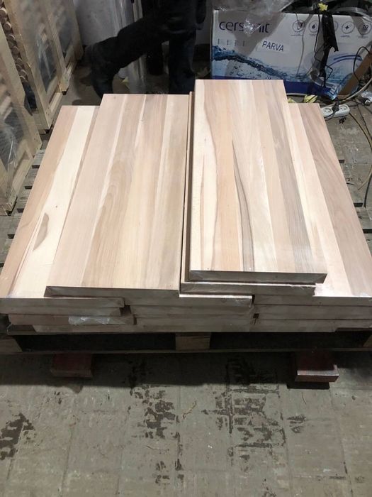 Ступени из бука, дуба, ясеня. Мебельные щиты по вашим розмерам.