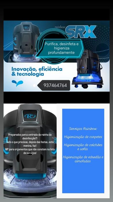 Higienização carpetes colchões e sofas