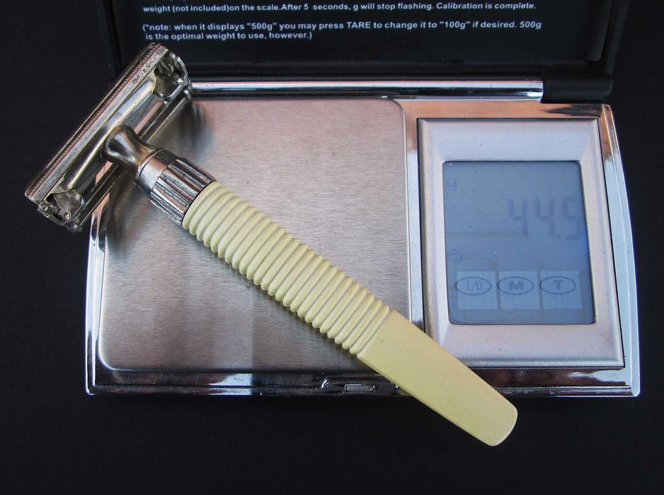 Antiga (60's) GILLETTE Slim Twist Maquina de Barbear com Lamina